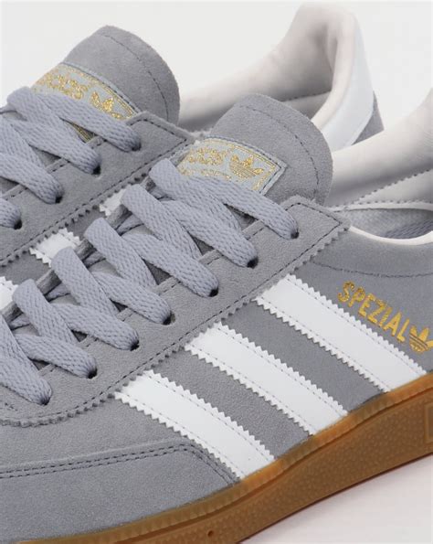 mens adidas light grey spezial trainers|adidas men's grey.